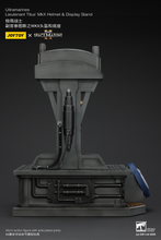 Load image into Gallery viewer, Ultramarines Lieutenant Titus' MKX Helmet & Display Stand