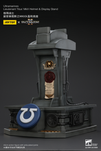 Load image into Gallery viewer, Ultramarines Lieutenant Titus' MKX Helmet & Display Stand