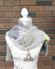 Load image into Gallery viewer, Warm Cable Knit Scarf FAUX Angora Knitted Shawl Christmas Gift for Woman, Mom Gift