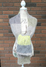 Load image into Gallery viewer, Warm Cable Knit Scarf FAUX Angora Knitted Shawl Christmas Gift for Woman, Mom Gift