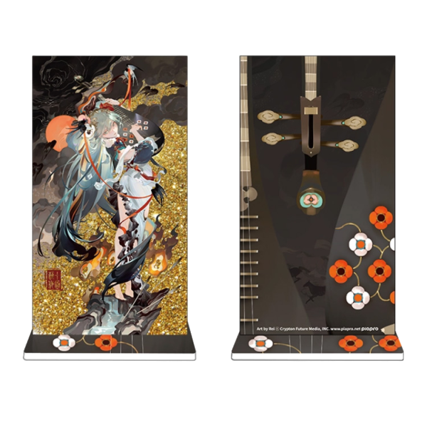 Hatsune Miku Big Glitter Acrylic Block: Shimian Maifu Ver.