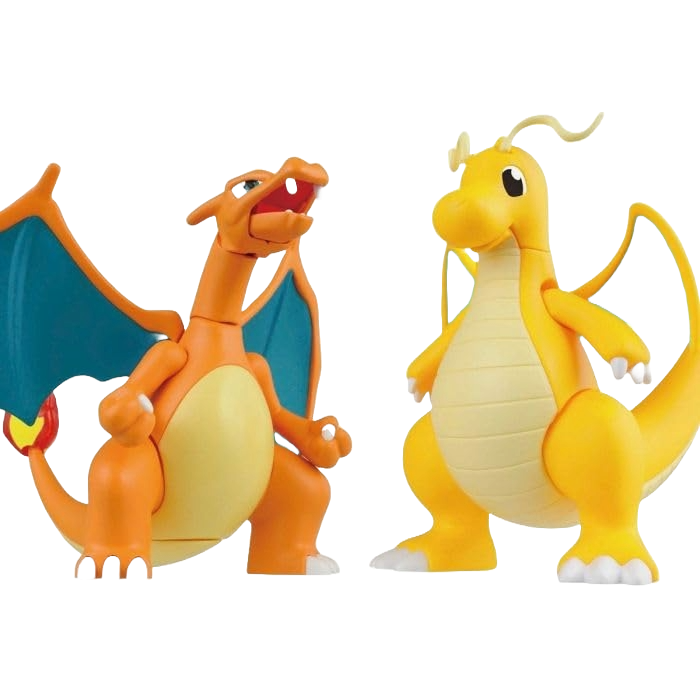POKEMON MODEL KIT CHARIZARD & DRAGONITE