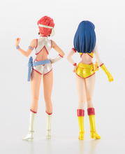 Load image into Gallery viewer, 1:20 [DIRTY PAIR] 1/20 KEI &amp; YURI w/1/300 LOVELY ANGEL Plastic Model Kit

