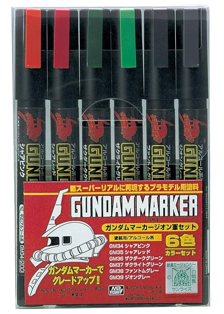 Gundam Marker Set - Zeon Marker