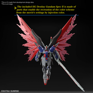 HG 1/144  Destiny Gundam Spec 2 & Zeus Silhouette