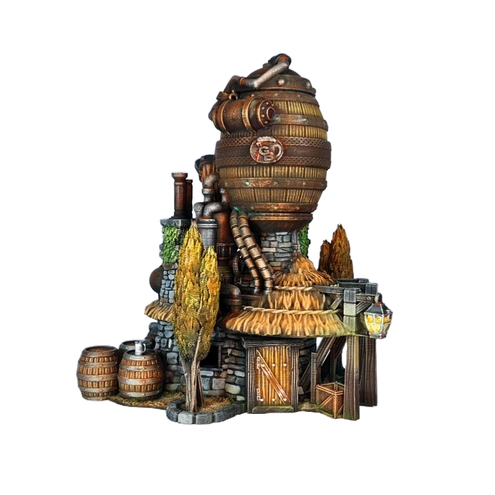 BEER BREWERY -MEDIEVAL TOWN SET
