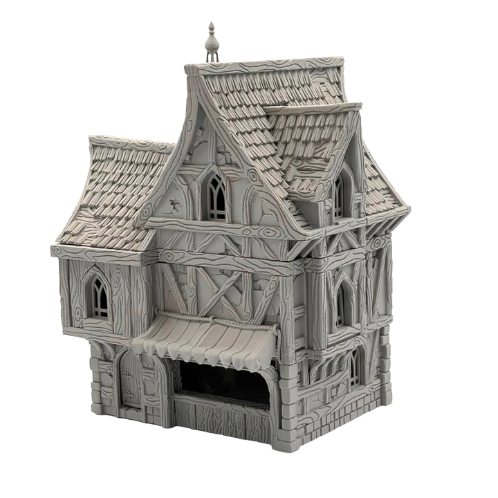 The Merchant's House - Fantasy Store - Medieval Building - The Hamlet of Misty Hollow
