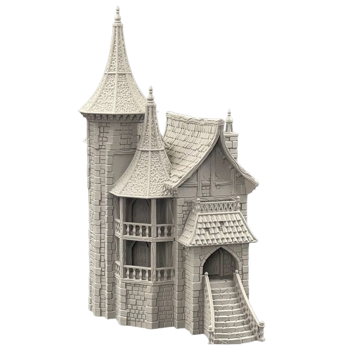 The Mansion - Fantasy Medieval Manor - The Hamlet of Misty Hollow