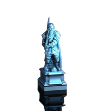 Load image into Gallery viewer, CAPTIAN OF THE GUARD STATUE-MEDIEVAL TOWN SET
