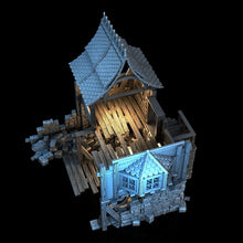 Load image into Gallery viewer, RUINED HOUSE -MEDIEVAL TOWN SET
