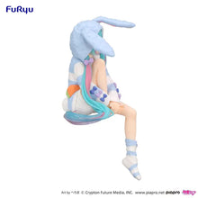 Load image into Gallery viewer, Hatsune Miku Noodle Stopper Figure -Rabbit Ear Hood Pajama Blue Color ver.-
