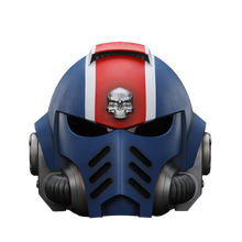 Load image into Gallery viewer, Ultramarines Lieutenant Titus' MKX Helmet

