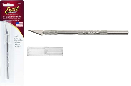 Aluminum Handle #1 Knife w/5 Assorted Blades & Cap