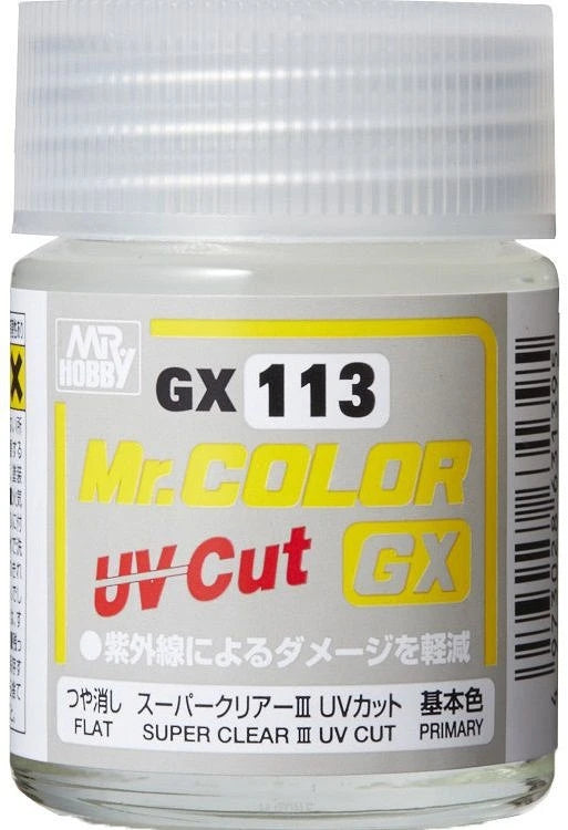 Mr Color GX 113 - Super Clear III UV Cut Flat